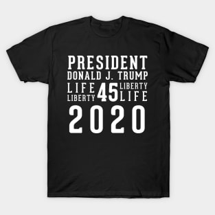 President Donald J. Trump 2020 T-Shirt